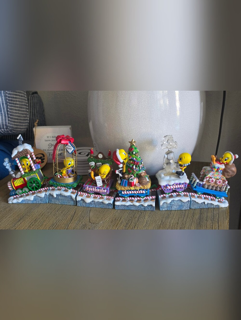 Tweety's Christmas Twain (Train) By The Danbury Mint